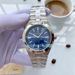 Copy Vacheron Constantin Overseas Stainless Steel Blue Dial Watch 42MM